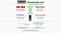 Desktop Screenshot of classicaudio.com
